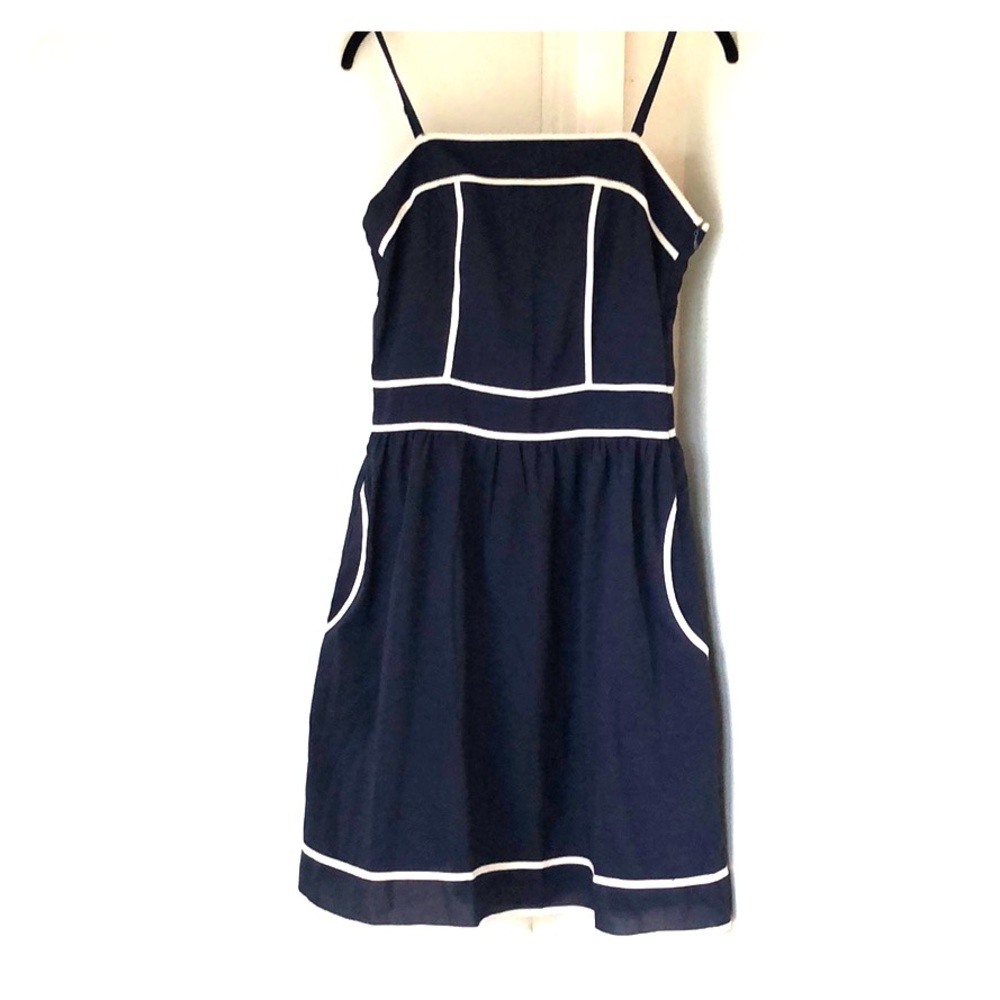 Outline and About Dress in Navy - Picture 1 of 5